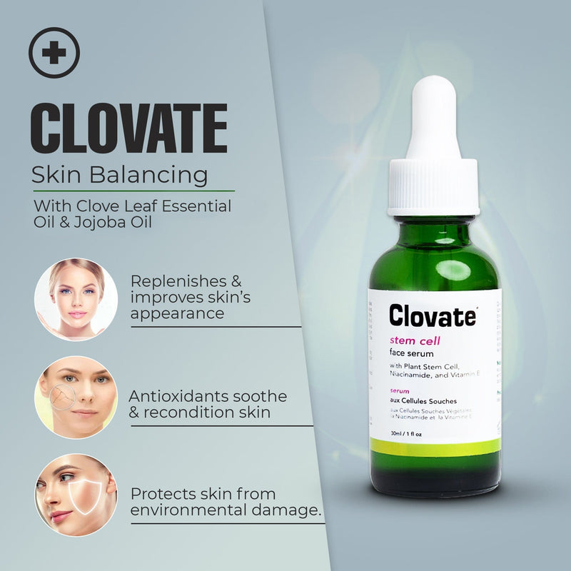 Clovate Stem Cell Serum - 30ml / 1 fl oz Mitchell Group USA, LLC - Mitchell Brands - Skin Lightening, Skin Brightening, Fade Dark Spots, Shea Butter, Hair Growth Products