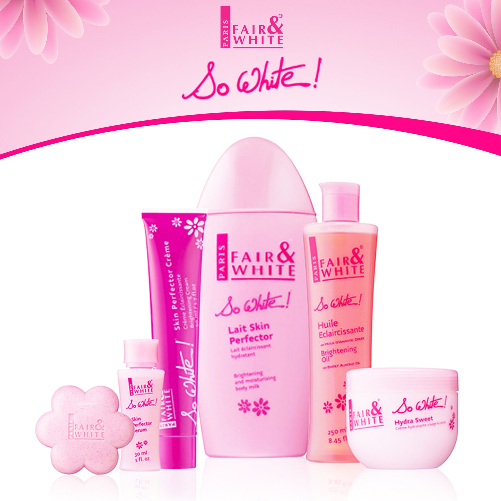 Fair & White So White Exfoliating Soap - Gentle Cleansing Bar