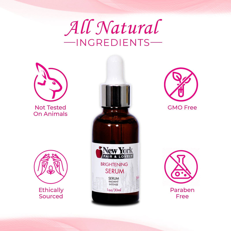 New York Fair & Lovely Lightening Serum - 30ml / 1 Fl Oz New York Fair & Lovely - Mitchell Brands - Skin Lightening, Skin Brightening, Fade Dark Spots, Shea Butter, Hair Growth Products