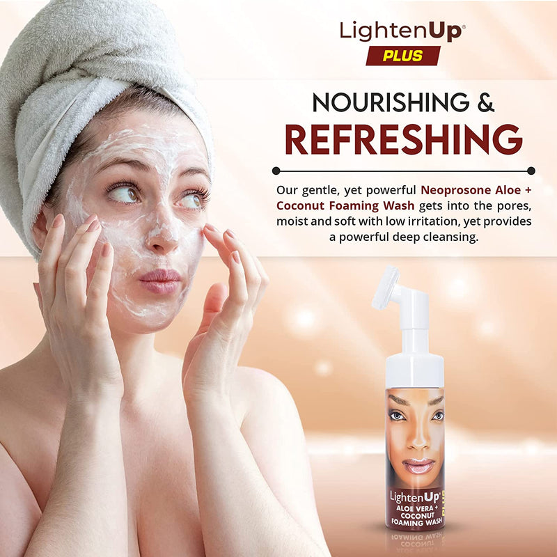 LightenUp Plus Aloe Vera Coconut Foaming Wash 150ml / 5 fl oz