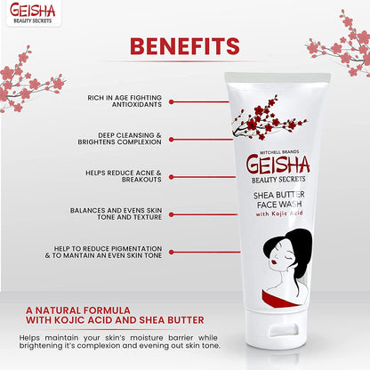 Geisha Kojic Acid Face Wash 118ml