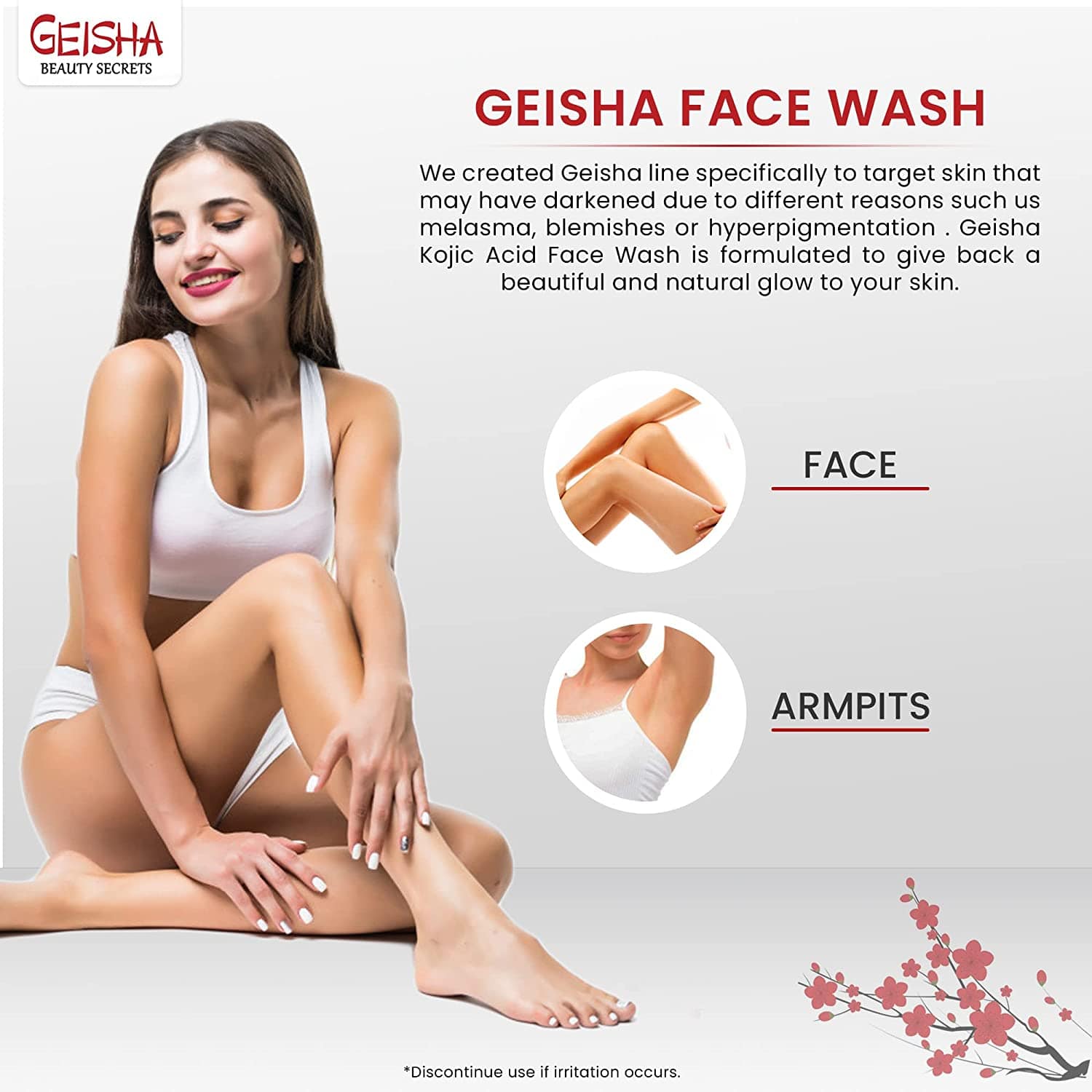 Geisha Kojic Acid Face Wash 118ml