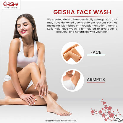 Geisha Kojic Acid Face Wash 118ml