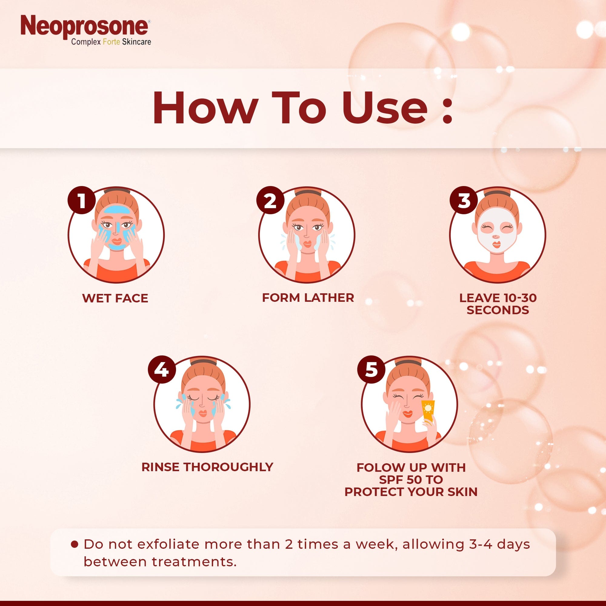 Neoprosone Technopharma Anti-Bacterial Soap 80gr Neoprosone Technopharma - Mitchell Brands - Skin Lightening, Skin Brightening, Fade Dark Spots, Shea Butter, Hair Growth Products