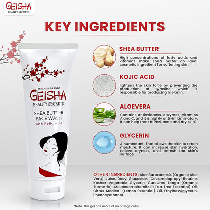 Geisha Kojic Acid Face Wash 118ml