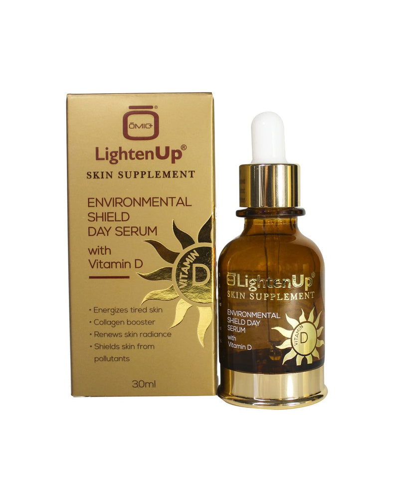 Lighten Up Environmental Shield Day Serum with Vitamin D LightenUp - Mitchell Brands - Skin Lightening, Skin Brightening, Fade Dark Spots, Shea Butter, Hair Growth Products