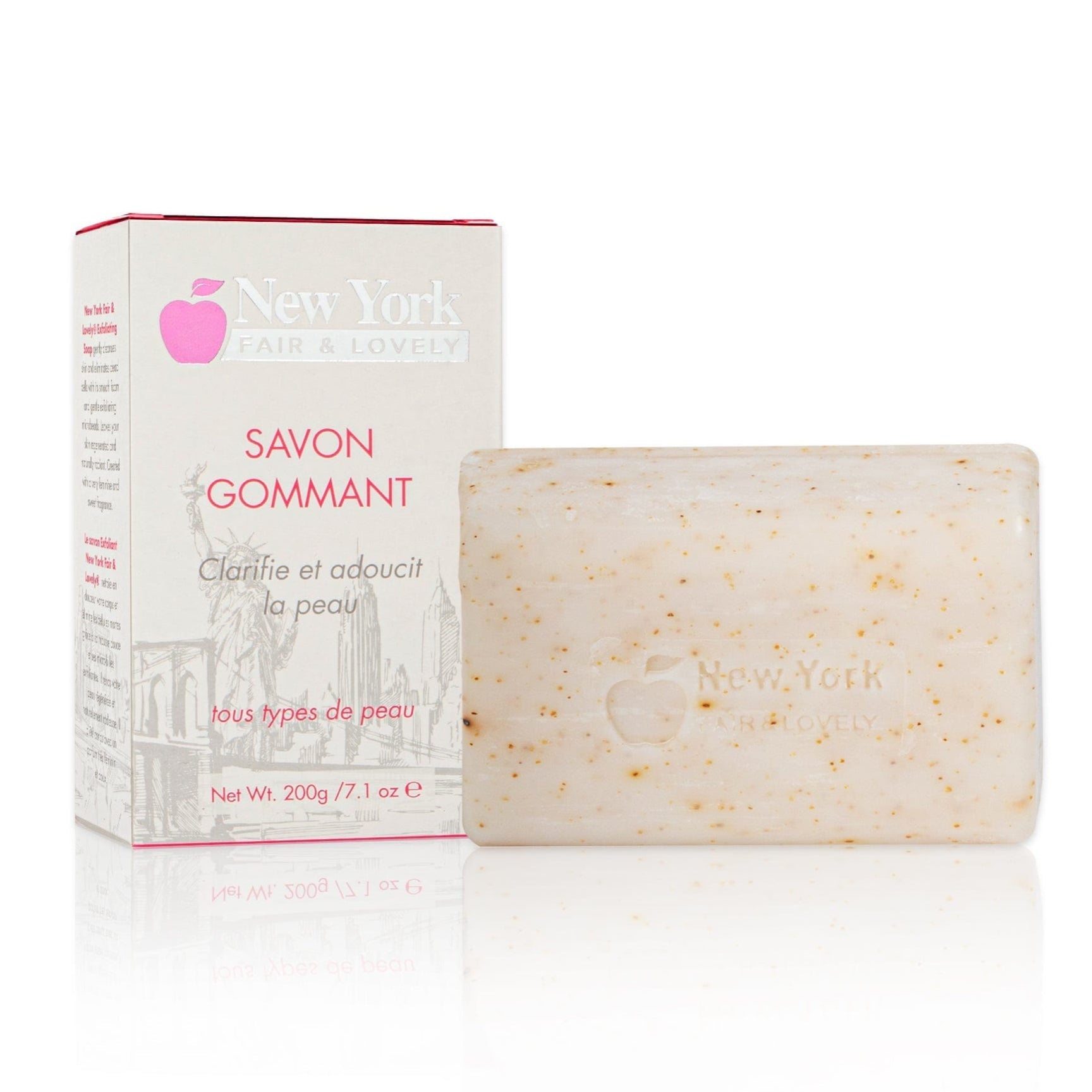 New York Fair & Lovely Exfoliating Soap 200G New York Fair & Lovely - Mitchell Brands - Skin Lightening, Skin Brightening, Fade Dark Spots, Shea Butter, Hair Growth Products