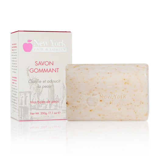 New York Fair & Lovely Exfoliating Soap 200G New York Fair & Lovely - Mitchell Brands - Skin Lightening, Skin Brightening, Fade Dark Spots, Shea Butter, Hair Growth Products