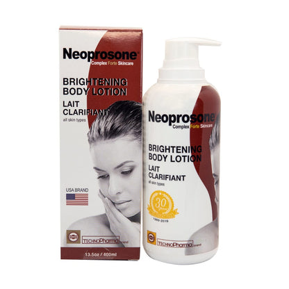Neoprosone Brightening Body Lotion 400ml Mitchell Brands - Mitchell Brands - Skin Lightening, Skin Brightening, Fade Dark Spots, Shea Butter, Hair Growth Products
