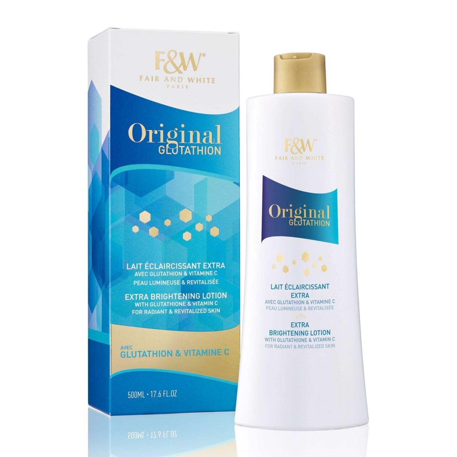 Original Glutathion  Extra Brightening Body Lotion NHQ Mitchell Brands - Mitchell Brands - Skin Lightening, Skin Brightening, Fade Dark Spots, Shea Butter, Hair Growth Products