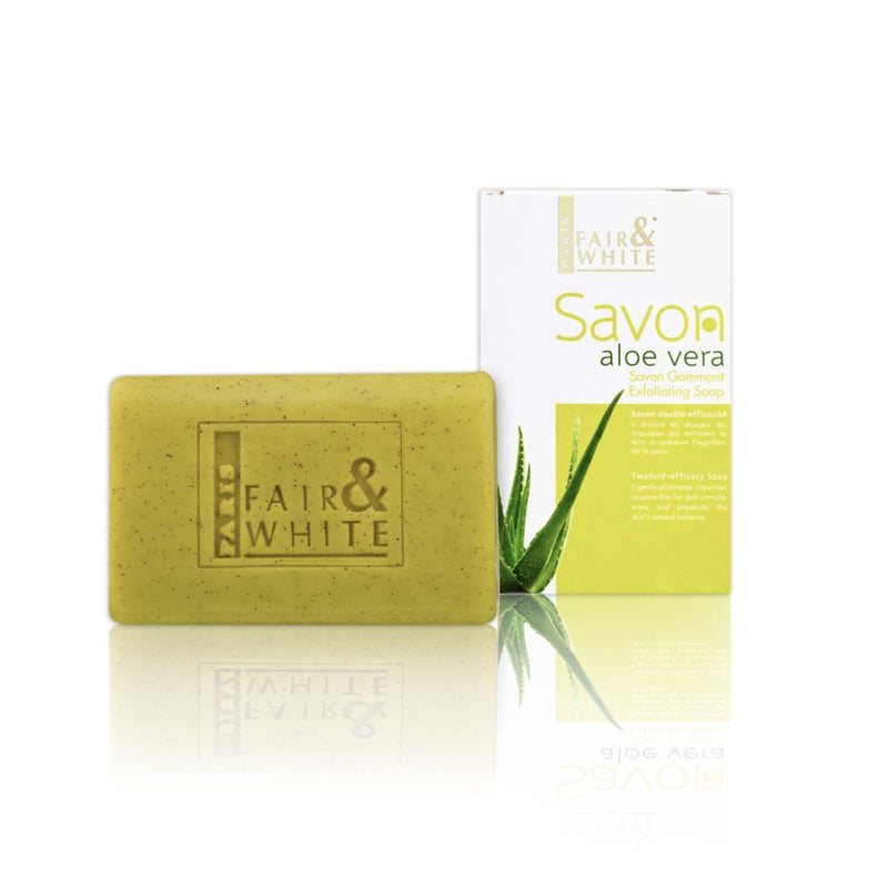 Fair & White Original Aloe Vera Jabón Exfoliante - 200g / 7 oz