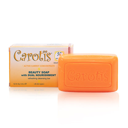 Carotis Beauty Soap - 80g / 2.82 fl oz Carotis - Mitchell Brands - Skin Lightening, Skin Brightening, Fade Dark Spots, Shea Butter, Hair Growth Products