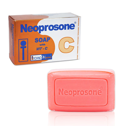 Neoprosone Vit C Cleansing Bar 80g Neoprosone Vitamin "C" - Mitchell Brands - Skin Lightening, Skin Brightening, Fade Dark Spots, Shea Butter, Hair Growth Products
